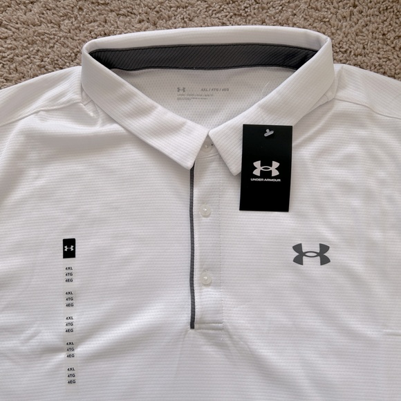 Under Armour Tech Golf Polo Shirt men 4XL 1290140 - Picture 2 of 4